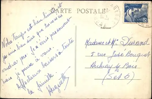 Ak Arlanc Puy de Dôme, Place du Terrail, Hotel des Postes