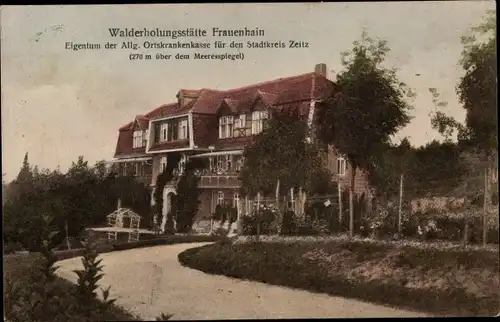 Ak Frauenhain Gutenborn im Burgenlandkreis, Walderholungsstätte, AOK Stadtkreis Zeitz