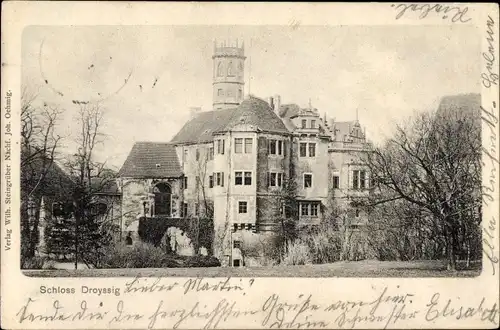 Ak Droyßig im Burgenlandkreis, Schloss