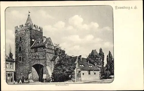 Ak Naumburg an der Saale, Blick auf das Marientor