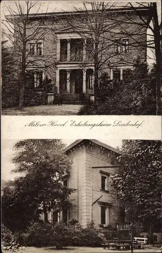 Ak Milow an der Havel, Erholungsheim Lindenhof