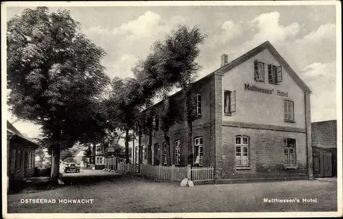 Ak Hohwacht in Schleswig Holstein, Matthiessens Hotel