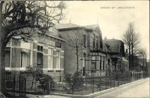 Ak Broek op Langedijk Nordholland Niederlande, Bank