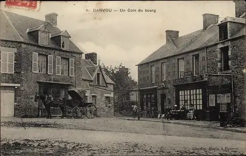 Ak Danvou Calvados, Un Coin du Bourg