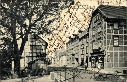 Ak Schlotheim in Thüringen, Sandershäuser Straße, Alfred Höring