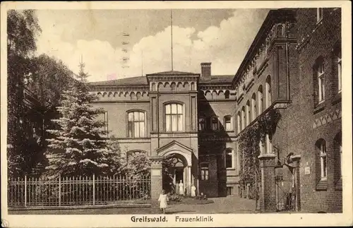 Ak Greifswald Mecklenburg Vorpommern, Frauenklinik