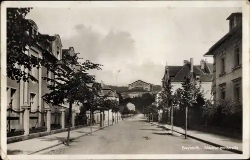 Ak Bayreuth in Oberfranken, Nibelungenstraße