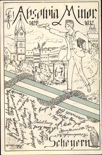 Studentika Ak Scheyern in Oberbayern, Absolvia Minor 1926, 1932