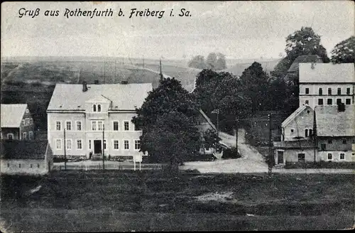 Ak Rothenfurth Großschirma Sachsen, Teilansicht