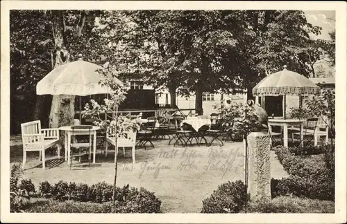 Ak Jahna Ostrau in Sachsen, Gasthof zur alten Post