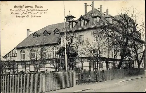 Ak Hartha Hintergersdorf Tharandt im Erzgebirge, Gasthof Kurort Hartha, Cl. Schirmer