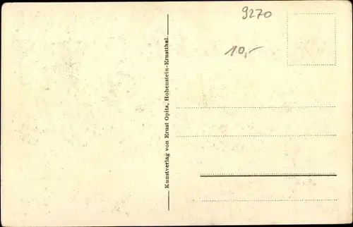 Ak Hohenstein Ernstthal in Sachsen, Gesamtansicht, 60-jähr. Jubiläum des Erzgeb. Sänger-Bundes 1922