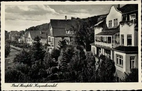 Ak Bad Hersfeld Hessen, Kurparkviertel