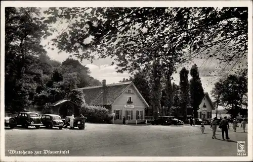 Ak Berlin Zehlendorf Wannsee, Wirtshaus zur Pfaueninsel