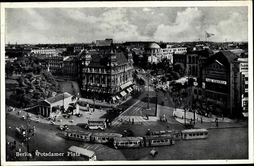 Ak Berlin Tiergarten, Potsdamer Platz