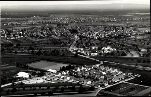 Ak Messel im Landkreis Darmstadt Dieburg, Fliegeraufnahme, Panorama