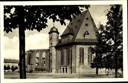 Ak Hanau am Main, Nussallee 15, Wallonisch Niederländische Gemeinde, Kirche