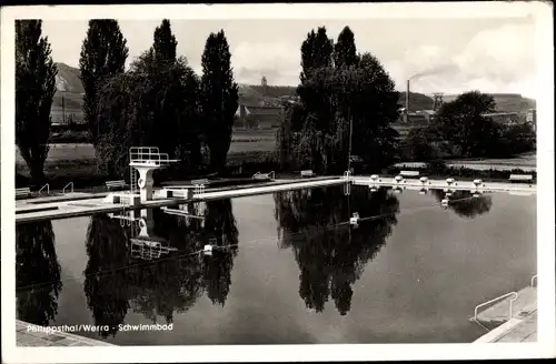 Ak Philippsthal an der Werra, Schwimmbad