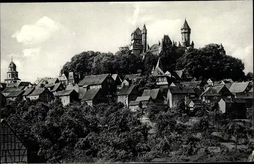 Ak Braunfels an der Lahn, Gesamtansicht