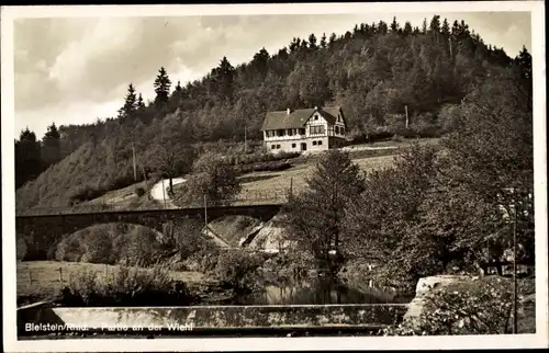 Ak Bielstein Wiehl im Oberbergischen Kreis, Wiehl, Teilansicht