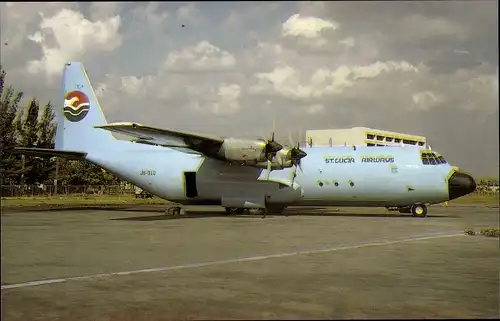 Ak Frachtflugzeug, St. Lucia Airways, Lockheed L. 382 F Hercules, J6-SLO