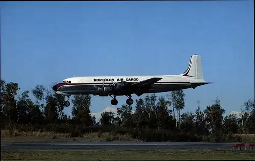 Ak Amerikanisches Frachtflugzeug, Northern Air Cargo, Douglas DC-6A, N1027N