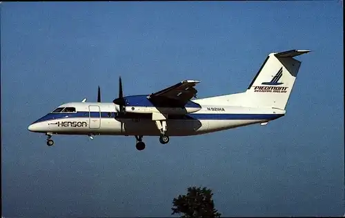 Ak Amerikanisches Passagierflugzeug, Henson Airlines, DeHavilland DHC-8-102 Dash 8, Piedmont, N921HA