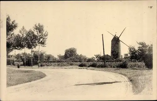 Ak Doué la Fontaine Maine et Loire, Route de Saumur au Moulin de Douces