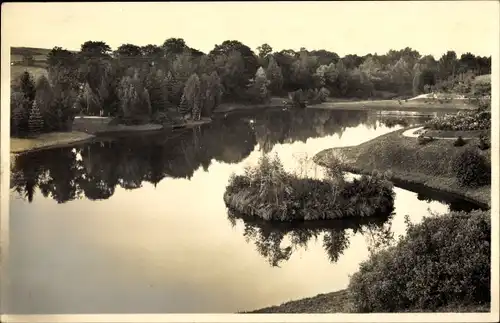 Foto Polczyn Zdrój Bad Polzin Pommern, Neuer See, Kurplatz