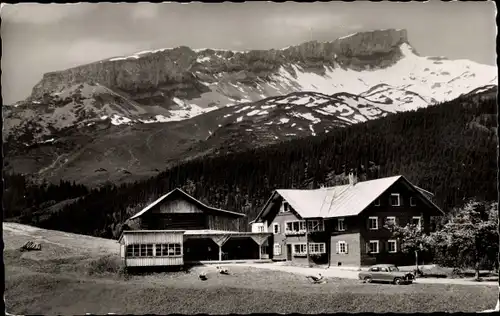 Ak Hirschegg Mittelberg in Vorarlberg, Jugendferienheim Haus Sonnblick