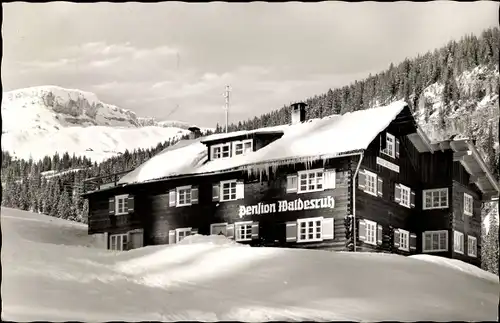 Ak Hirschegg Mittelberg in Vorarlberg, Pension Waldesruh