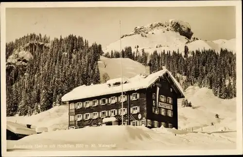 Ak Hirschegg Mittelberg in Vorarlberg, Sporthotel Auenhütte