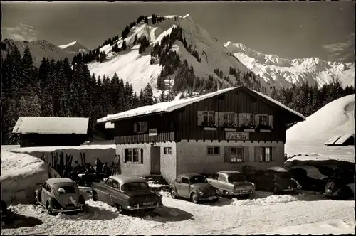 Ak Baad Mittelberg Vorarlberg, Alpengasthof Noris Hütte