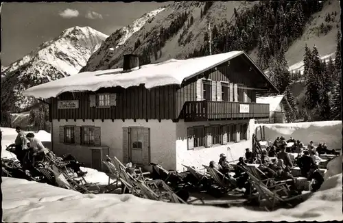 Ak Baad Mittelberg Vorarlberg, Alpengasthof Noris Hütte