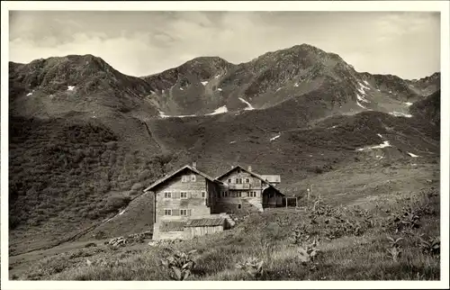 Ak Hirschegg Mittelberg in Vorarlberg, Schwarzwasserhütte, Ochsenhofer Scharte
