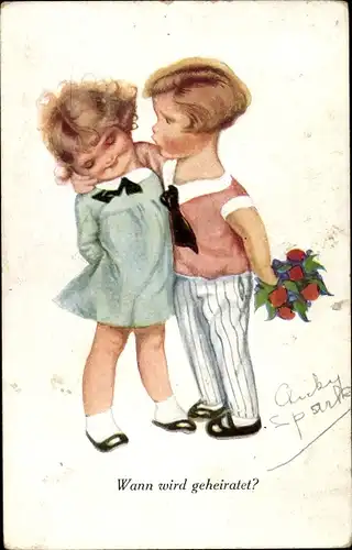 Künstler Ak Spark, Chicky, Wann wird geheiratet, Junge und Mädchen