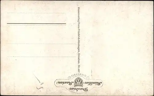 Künstler Ak Beckert, Fritz, Morgensonne