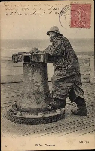 Ak Seine Maritime, Pecheur Normand