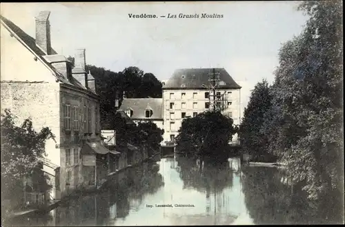 Ak Vendôme Loir et Cher, Les Grands Moulins