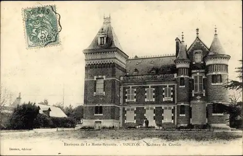Ak Vouzon Loir et Cher, Chateau de Corvier