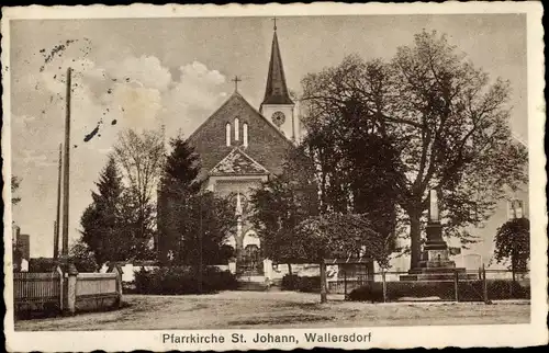 Ak Wallersdorf in Niederbayern, Pfarrkirche St. Johann