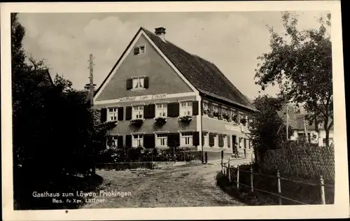 Foto Ak Frickingen im Bodenseekreis Baden, Gasthaus zum Löwen