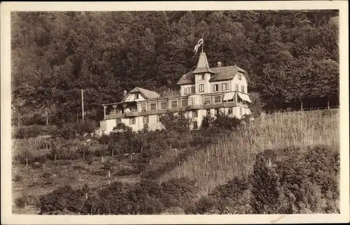 Ak Freiburg im Breisgau Baden Württemberg, Schlossbergrestaurant