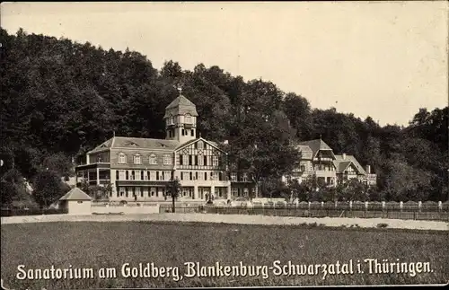 Ak Bad Blankenburg in Thüringen, Sanatorium am Goldberg