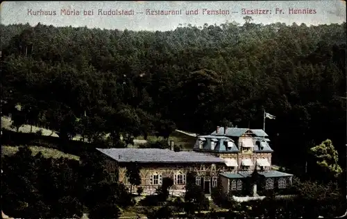 Ak Mörla Rudolstadt in Thüringen, Kurhaus, Restaurant und Pension