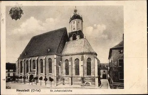 Ak Neustadt an der Orla, St. Johanniskirche