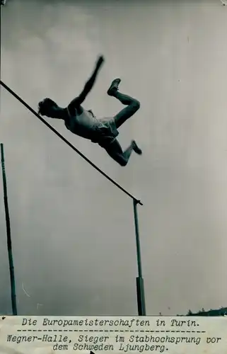 Foto Turin, Leichtathletik Europameisterschaften, Stabhochsprung, Wegner aus Halle
