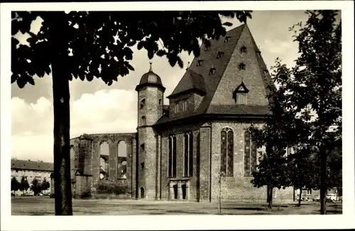 Ak Hanau am Main, Nussallee 15, Wallonisch Niederländische Gemeinde, Kirche