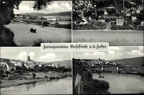 Ak Beiseförth Malsfeld in Hessen, Fulda, Miniatur Dorf, Panorama