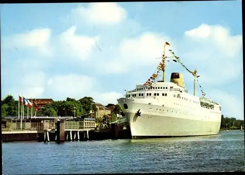 Ak Kiel, Oslo Kai, Fährschiff Kronprinz Harald